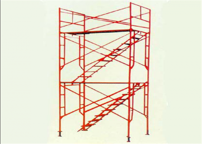 Vor- galvanisierter Baugerüst-Rahmen-System-Baugerüst-Weg durch Leiter